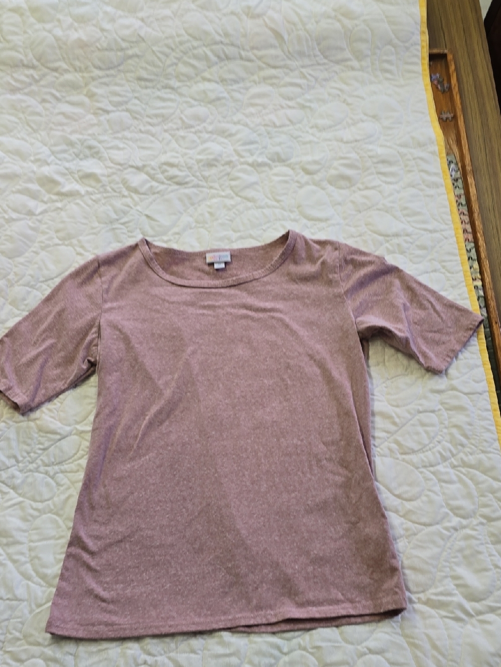 LuLaRoe Gigi Dusty Rose Burnout Tee